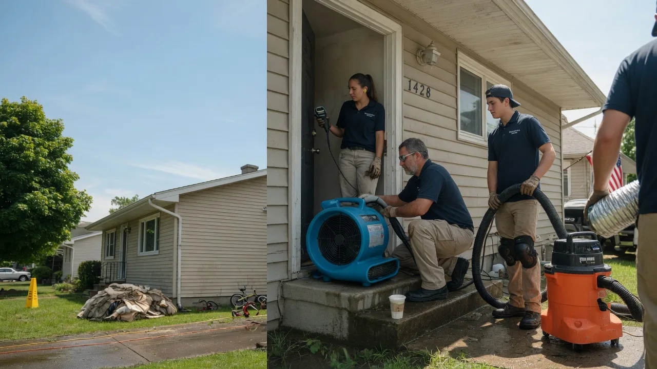 Water Damage Restoration in Burket, IN near me